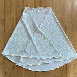 Burberry green and white sarong